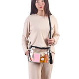 Clear Purse Stadium Approved Crossbody Bag for Concerts Beach Travel