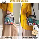 Clear Stadium Crossbody Bag, Top-handle Purse for Concert Sports Events