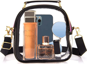 Clear Stadium Crossbody Bag, Top-handle Purse for Concert Sports Events