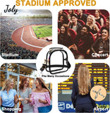 Clear Stadium Crossbody Bag, Top-handle Purse for Concert Sports Events