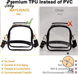 Clear Stadium Crossbody Bag, Top-handle Purse for Concert Sports Events
