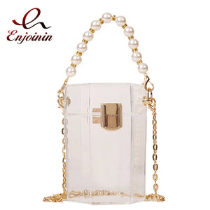 Small Acrylic Box Party Clutch Bag Women Purses Handbags