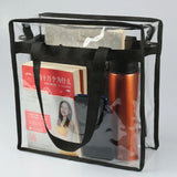 Clear Square Shoulder Bag Large Capacity Crossbody Bag Waterproof Beach Bag FS99