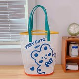 Clear Tote Bag Transparent Shoulder Handbag Waterproof Bags for Women