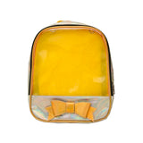 Clear Transparent Backpack School Bags for Girls Ladies Shoulder Backpack