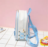 Clear Transparent Backpack Women Harajuku Bow-knot Ita...