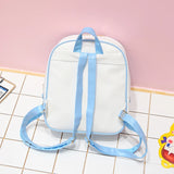 Clear Transparent Backpacks Women Harajuku Bow-knot Itabags Bags