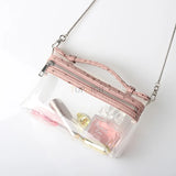 Clear Transparent Shoulder Bag Women Ostrich Purses And Handbags