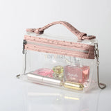 Clear Transparent Shoulder Bag Women Ostrich Purses And Handbags