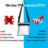 Clear PVC Translucent Jelly Crossbody Bag