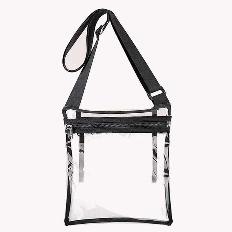 Clear PVC Translucent Jelly Crossbody Bag
