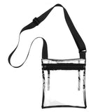 Clear PVC Translucent Jelly Crossbody Bag