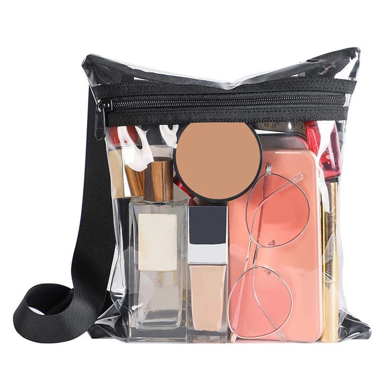 Clear PVC Jelly Crossbody Shoulder Bag Small Phone Key Purse