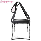Clear Women Crossbody Shoulder Bag PVC Translucent Jelly Small Phone Key Purse