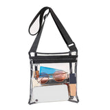 Clear PVC Jelly Crossbody Shoulder Bag Small Phone Key Purse