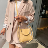 Clear Women Tote Bag PVC Transparent Shopping Bag Shoulder Handbag