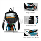 Outdoor Hiking Backpack Frog Glasses Tree Hipster