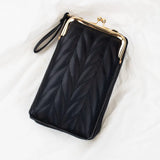 Small Shoulder Phone Bag Women Diamond Lattice Crossbody Messenger