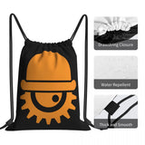 Clockwork Drawstring Bags Gym Bag School Backpacks