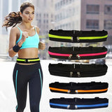 Invisible Elastic Waist Bag Sports Classic Solid Unisex