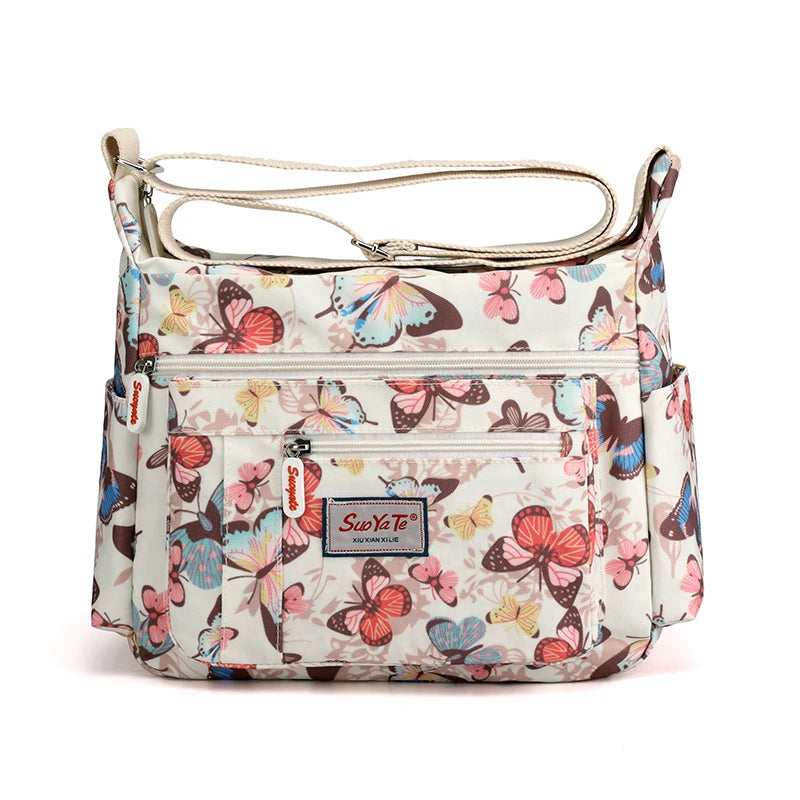 Floral Shoulder Bags For Women Sweet Crossbody Satchel