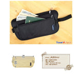 Cloth Travel Pouch Hidden Wallet Passport Money Waist Belt Bag