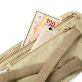 Cloth Waist Bags Travel Pouch Hidden Wallet Passport Money Waist Belt Bag