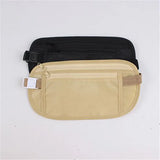 Cloth Waist Bags Travel Pouch Hidden Wallet Passport Money Waist Belt Bag