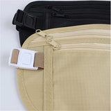 Cloth Waist Bags Travel Pouch Hidden Wallet Passport Money Waist Belt Bag