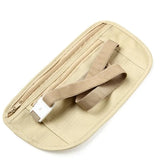 Cloth Waist Bags Travel Pouch Hidden Wallet Passport Money Waist Belt Bag