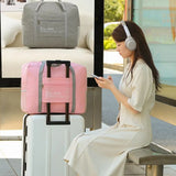Foldable Clothes Storage Bag Organizer Reinforced Handle