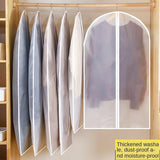 Transparent Waterproof Suit Cover Storage Clothes Dust Cover Hanging Bag