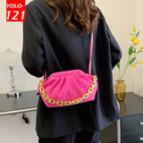Chain Messenger Bag Soft Handbag Crossbody Bags for Women