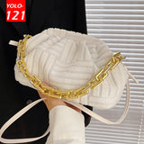 Chain Messenger Bag Soft Handbag Crossbody Bags for Women