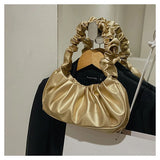 Cloud Pleated Handlebags Tote Bag Armpit Shoulder Bag