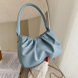 Small Cloud Shoulder Bag with Chain, Fold Design