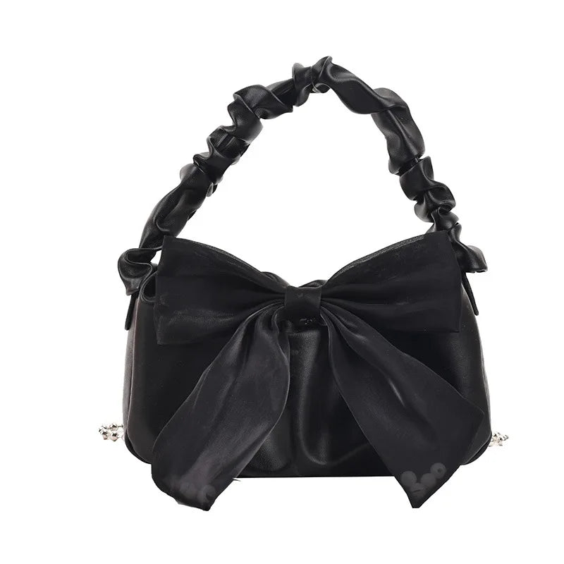 Pink Butterfly Shoulder Bag for Women Crossbody Chain Purse