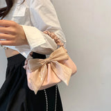 Pink Butterfly Shoulder Bag for Women Crossbody Chain Purse