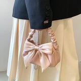 Pink Butterfly Shoulder Bag for Women Crossbody Chain Purse