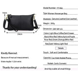 Women's Clutch Crossbody Bag PU Leather Handbag Messenger Purse