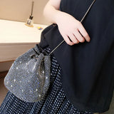 Diamond Clutch Evening Bag Women Shoulder Handbag Lady Wedding Party Pouch