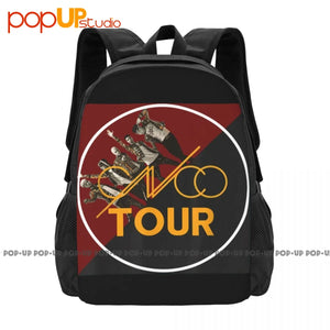 Cnco Tour Latin American Boy Band Backpack Large Capacity Schoolbag