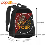 Cnco Tour Latin American Boy Band Backpack Large Capacity Schoolbag