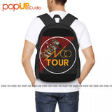 Cnco Tour Latin American Boy Band Backpack Large Capacity Schoolbag