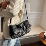 Padded Shoulder Bag Quilted Handbag for Women