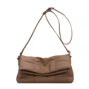 Padded Shoulder Bag Quilted Handbag for Women