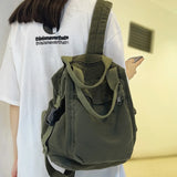 Harajuku Retro Canvas Bag Female Laptop Girl Student Backpack