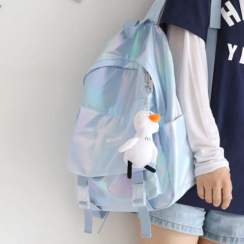 Waterproof College Ladies Backpack Female School Bag Laptop Student Girl