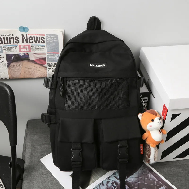 College Mesh Ladies Backpack Waterproof Female School Bag Laptop Student Girl