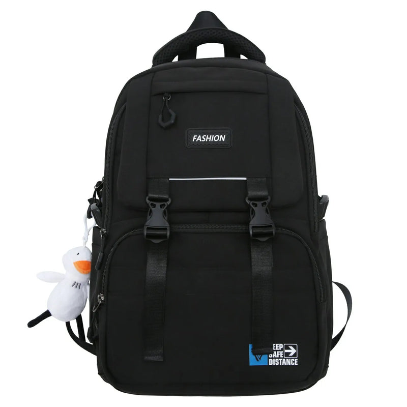 Waterproof College Mesh Backpack Female School Bag Laptop Student Girl